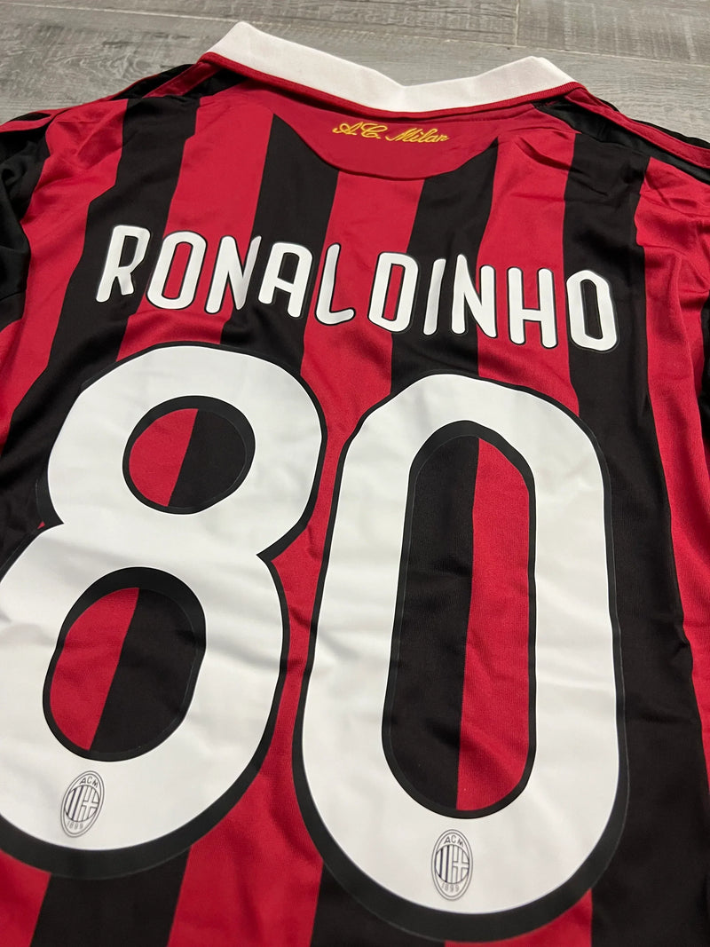 Camisa Retrô AC Milan Manga Longa 2009/10 Home