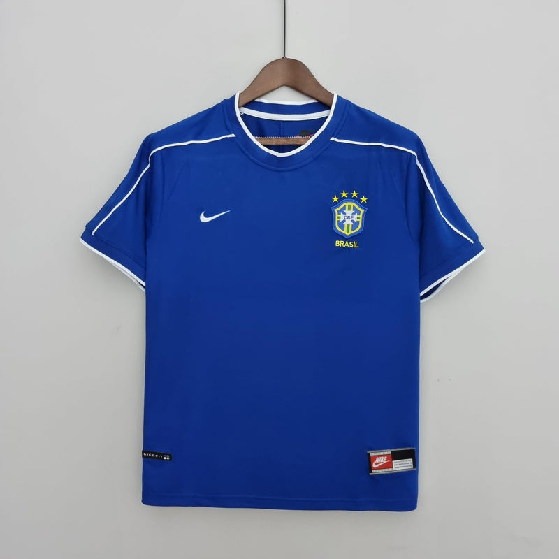 Camisa Retrô Seleção Brasil 1998/98 Away