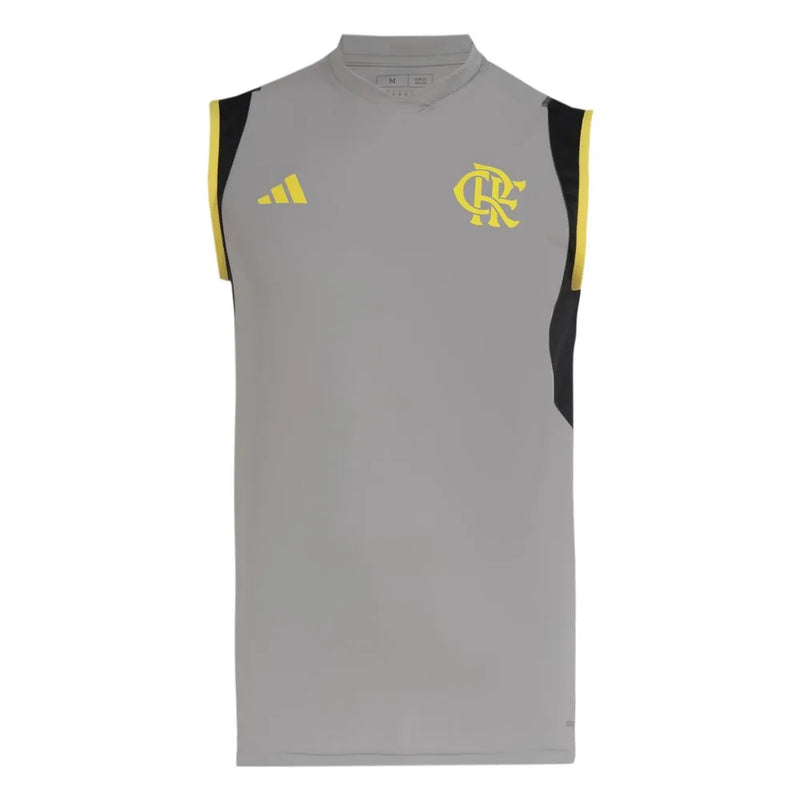 Camisa Regata CR Flamengo Treino 2024/25 Cinza - Modelo Torcedor