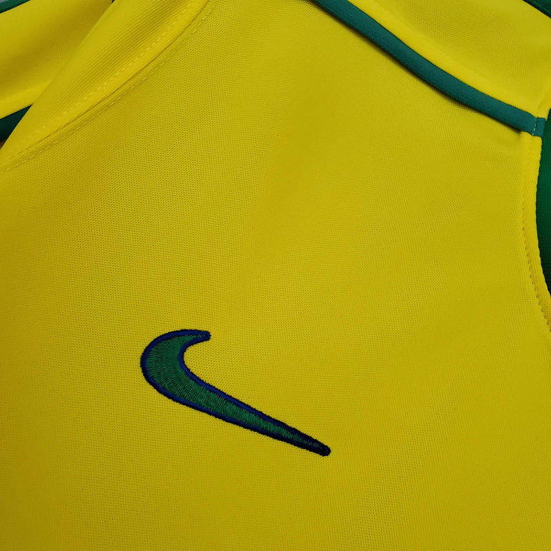 Camisa Retrô Seleção Brasil 1998/98 Home