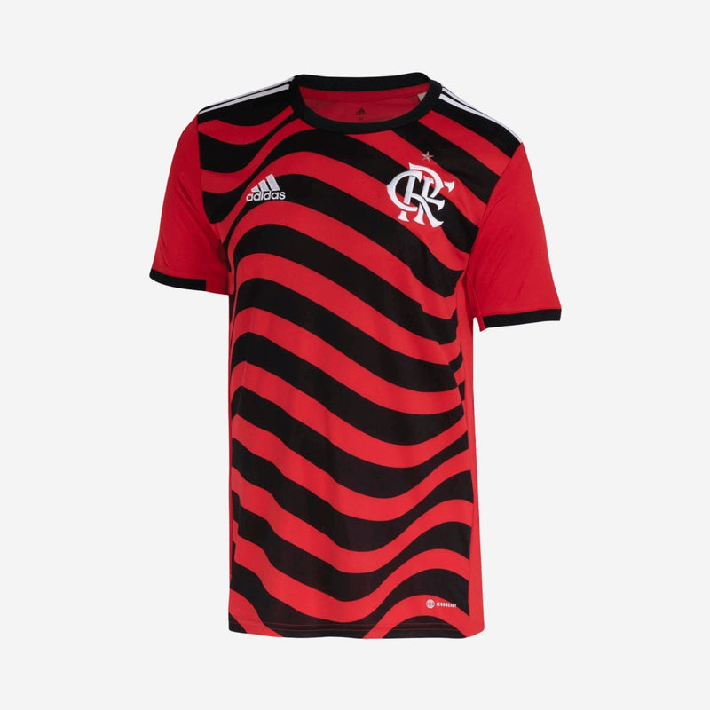 Camisa CR Flamengo lll 2022/23 Vermelha e Preta - Modelo Torcedor