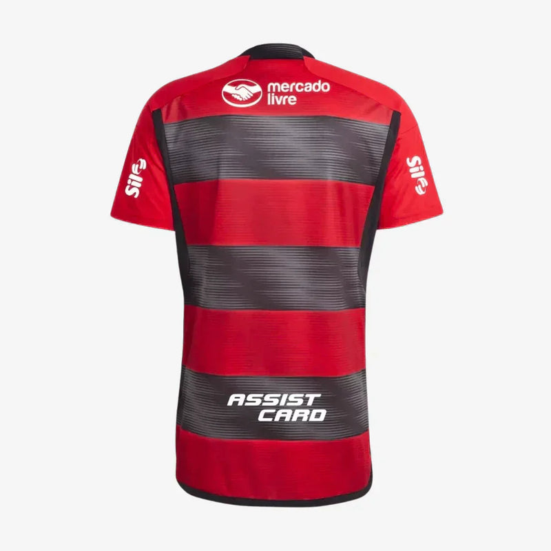 Camisa CR Flamengo c/ Patrocínios l 2023/24 Rubro-Negra - Modelo Torcedor