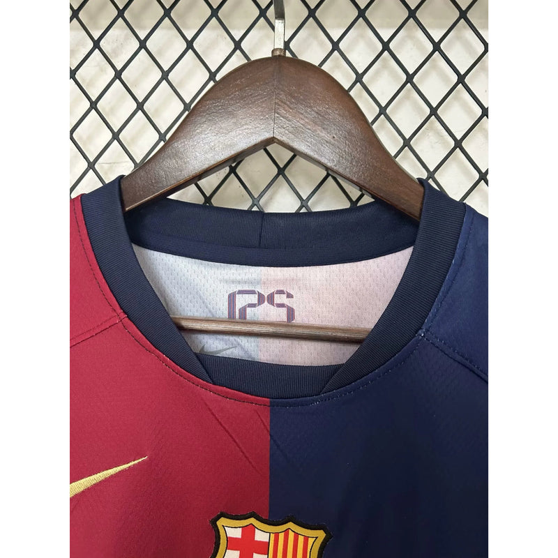 Camisa Barcelona l 2024/25 Grená - Modelo Torcedor