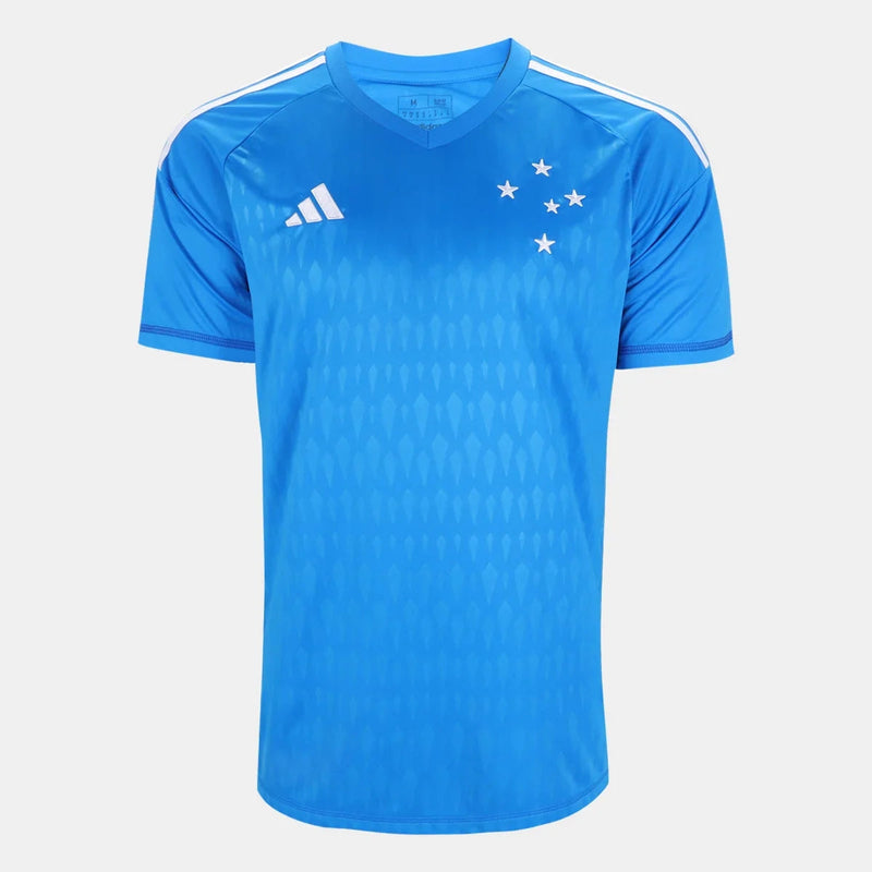 Camisa Cruzeiro Goleiro 2023/24 Azul - Modelo Torcedor