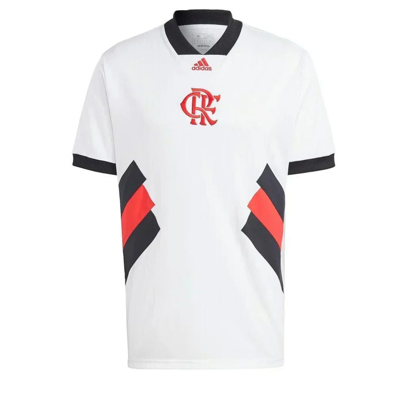 Camisa CR Flamengo lcon 2023/24 Branca - Modelo Torcedor