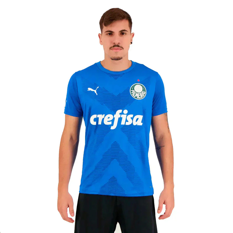 Camisa Palmeiras Goleiro 2023/24 Azul - Modelo Torcedor