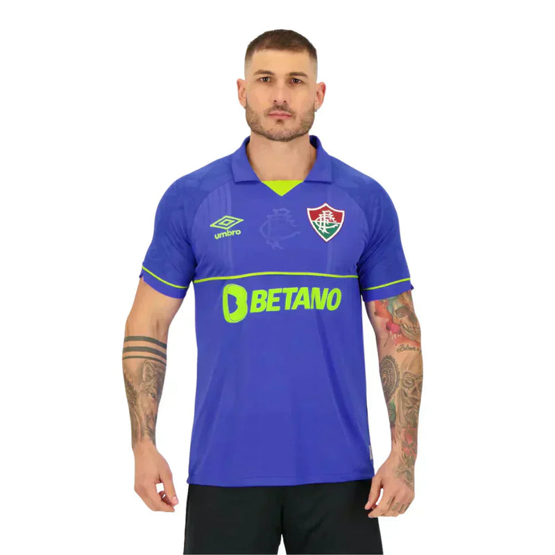 Camisa Fluminense Goleiro 2023/24 Azul - Modelo Torcedor