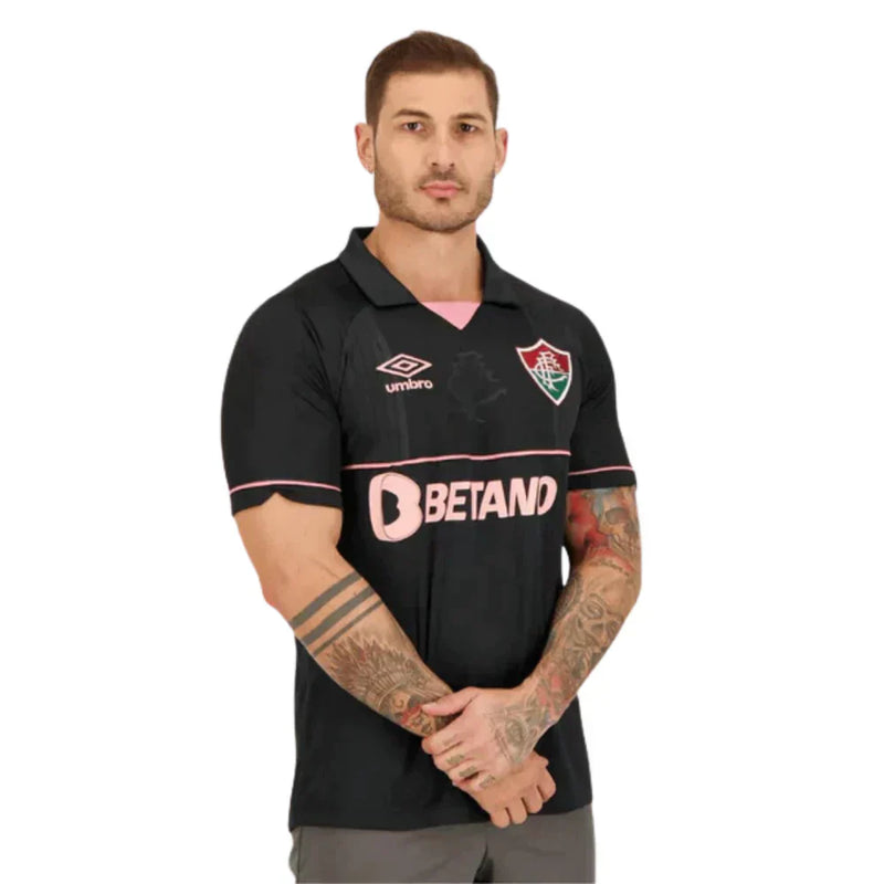 Camisa Fluminense Goleiro 2023/24 Preta - Modelo Torcedor