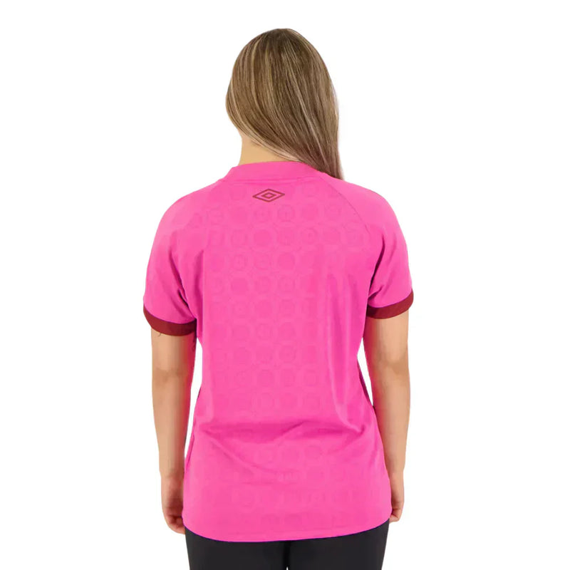 Camisa Feminina Fluminense Outubro Rosa 2023/24 - Modelo Baby Look