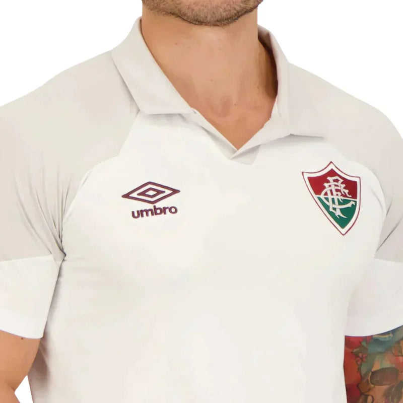 Camisa Fluminense Comissão 2023/24 Branca - Modelo Torcedor