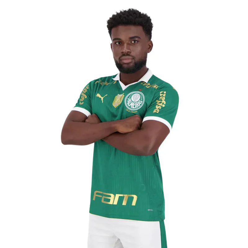 Camisa Palmeiras c/ Patrocínios l 2024/25 Verde - Modelo Torcedor