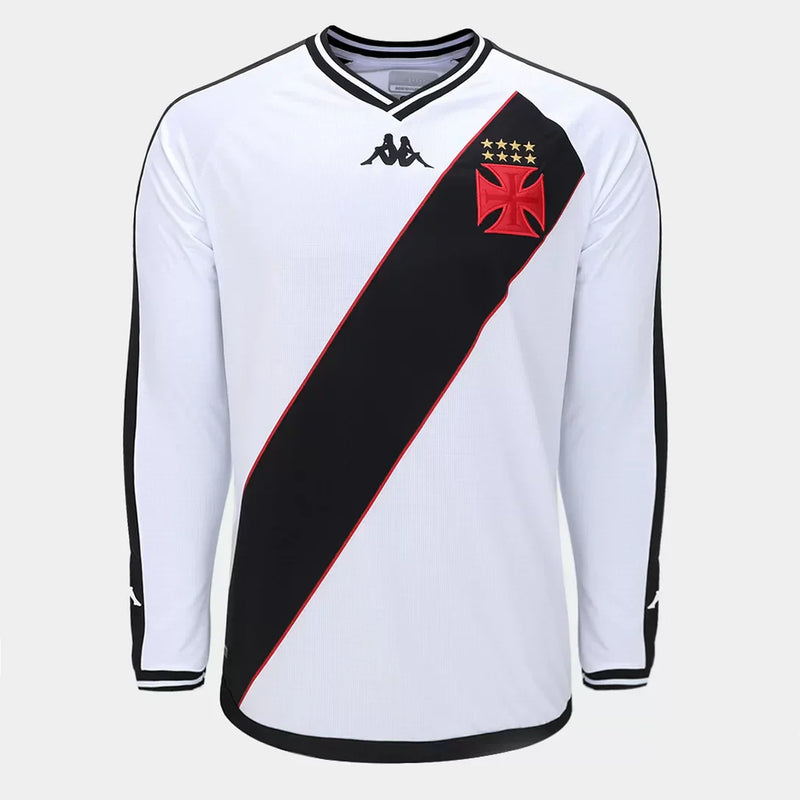 Camisa Manga Longa Vasco da Gama ll 2024/25 Branca - Modelo Torcedor