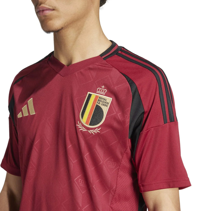 Camisa Seleção Bélgica l 2024/25 Bordô - Modelo Torcedor