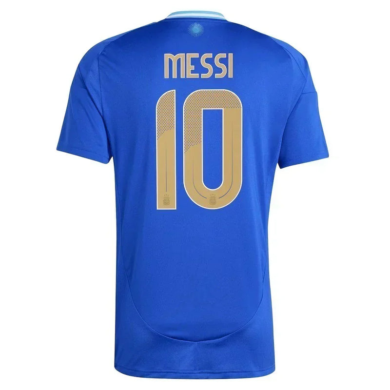 Camisa Seleção Argentina ll MESSI 10 2024/25 Azul - Modelo Torcedor