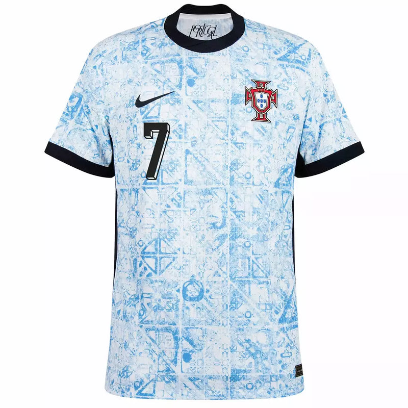 Camisa Seleção Portugal ll RONALDO 7 2024/25 Azul - Modelo Torcedor