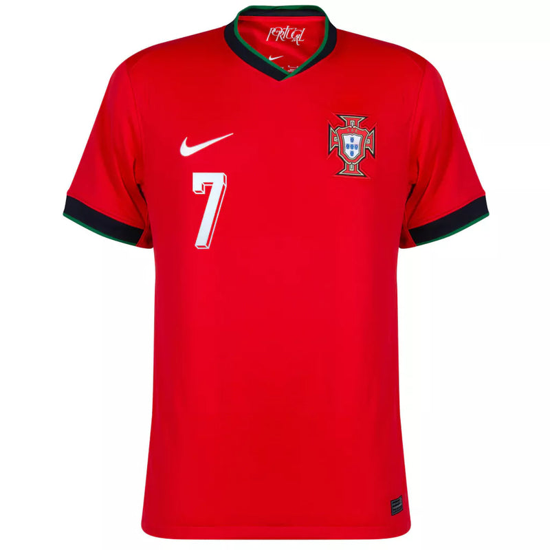 Camisa Seleção Portugal l RONALDO 7 2024/25 Vermelha - Modelo Torcedor