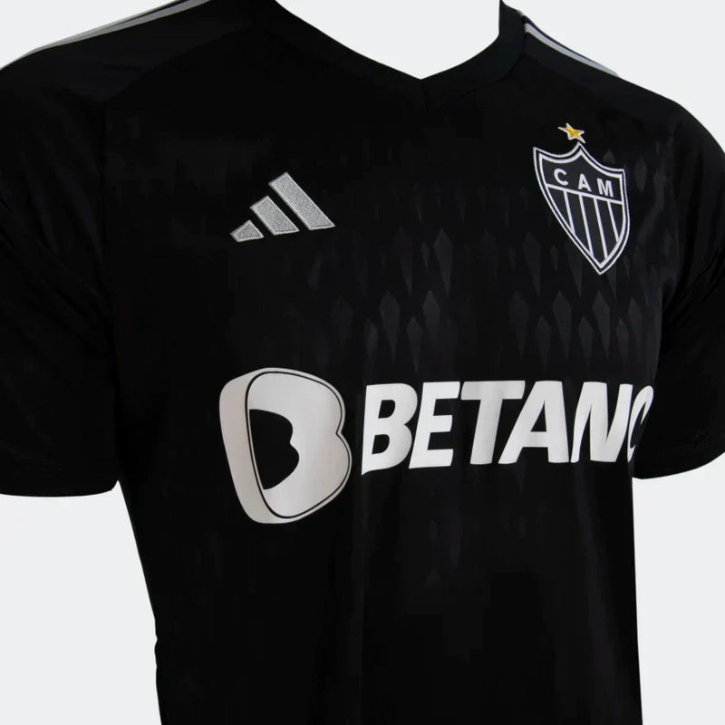 Camisa Atlético Mineiro Goleiro 2023/24 Preta - Modelo Torcedor