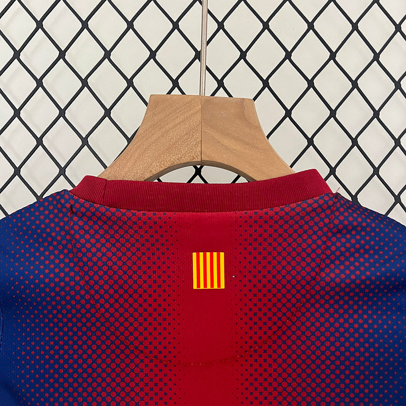 Conjunto Retrô Infantil Barcelona l 2012/13 - Modelo Torcedor