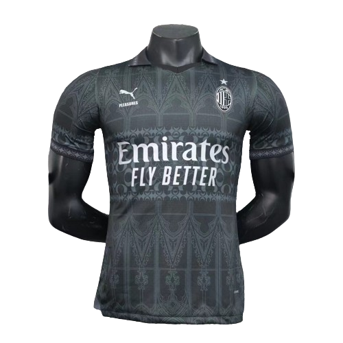 Camisa Milan lV 2024/25 Preta - Modelo Jogador