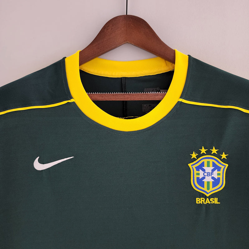 Camisa Retrô Seleção Brasil 1998/98 Goleiro