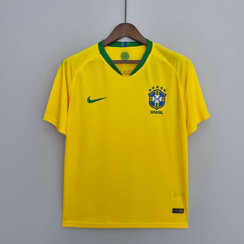 Camisa Retrô Seleção Brasil 2018 Home