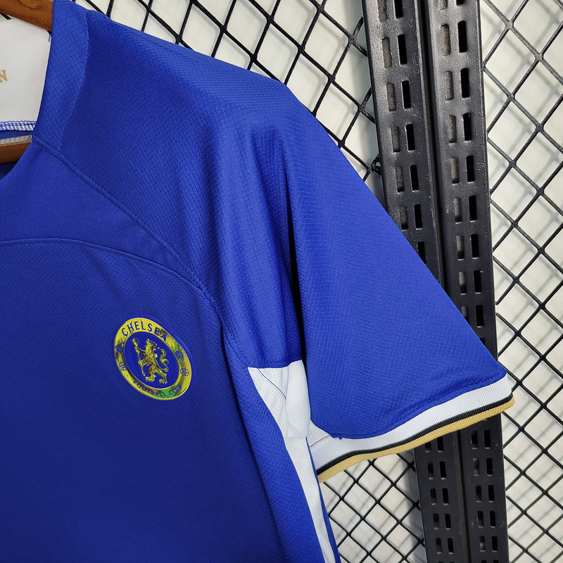 Camisa Chelsea l 2023/24 Azul - Modelo Torcedor