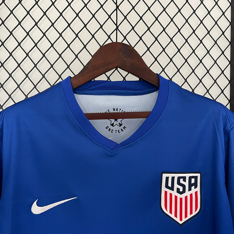 Camisa Seleção Estados Unidos ll 2024/25 Azul - Modelo Torcedor