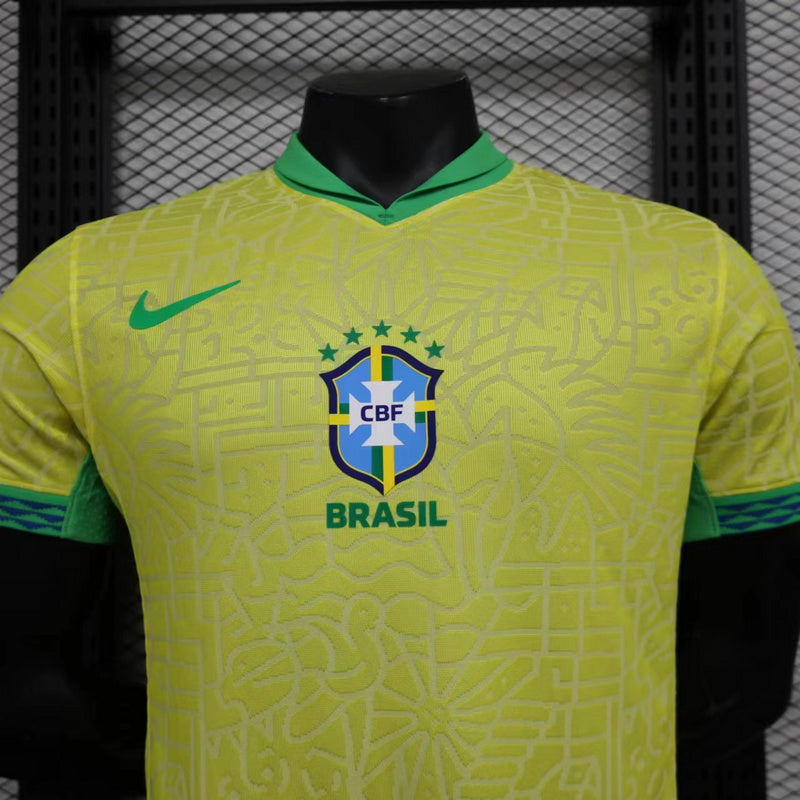 Camisa Seleção Brasil l 2024/25 Amarela - Modelo Jogador