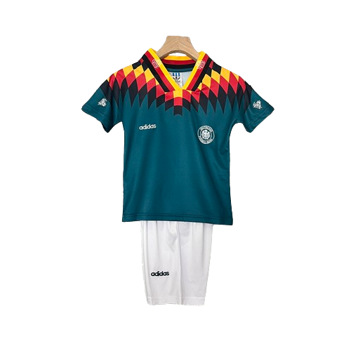 Conjunto Retrô Infantil Seleção Alemanha ll 1994 - Modelo Torcedor