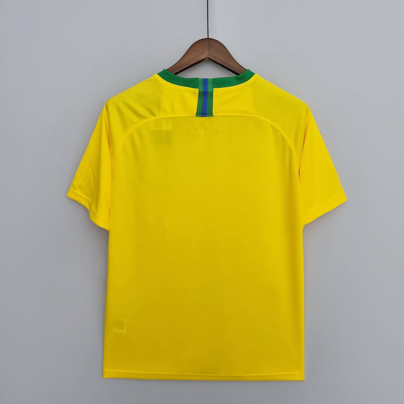 Camisa Retrô Seleção Brasil 2018 Home