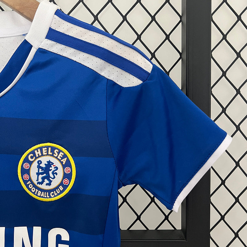 Conjunto Retrô Infantil Chelsea l 2012/13 - Modelo Torcedor