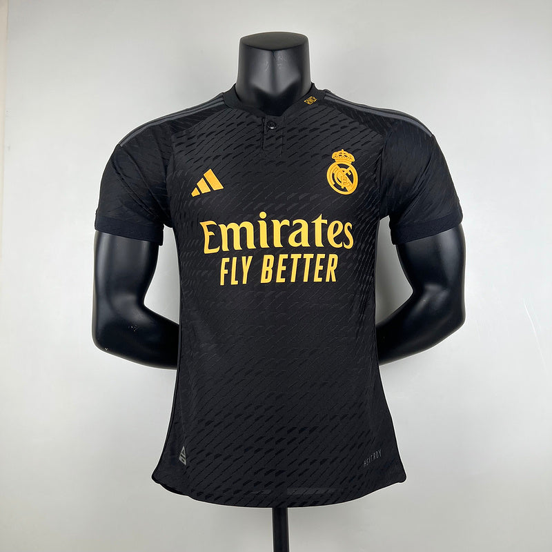 Camisa Real Madrid lll 2023/24 Preta - Modelo Jogador