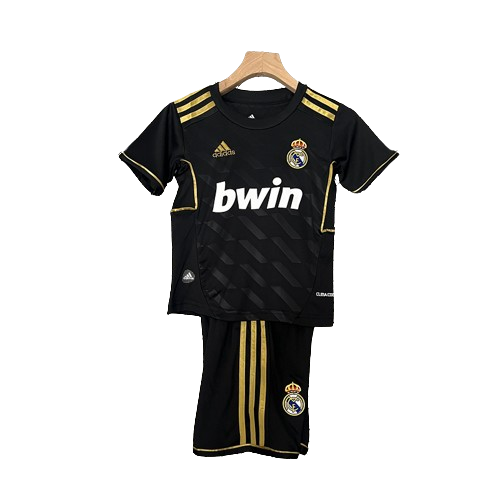 Conjunto Retrô Infantil Real Madrid ll 2011/12 - Modelo Torcedor