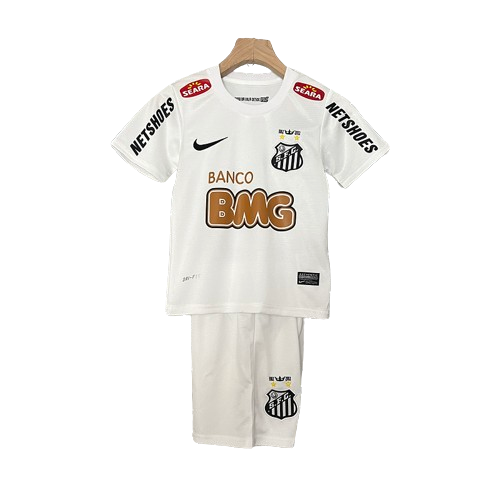 Conjunto Retrô Infantil Santos l 2010/11 - Modelo Torcedor