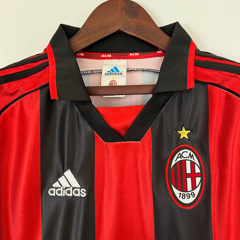 Camisa Retrô AC Milan 1998/99 Home