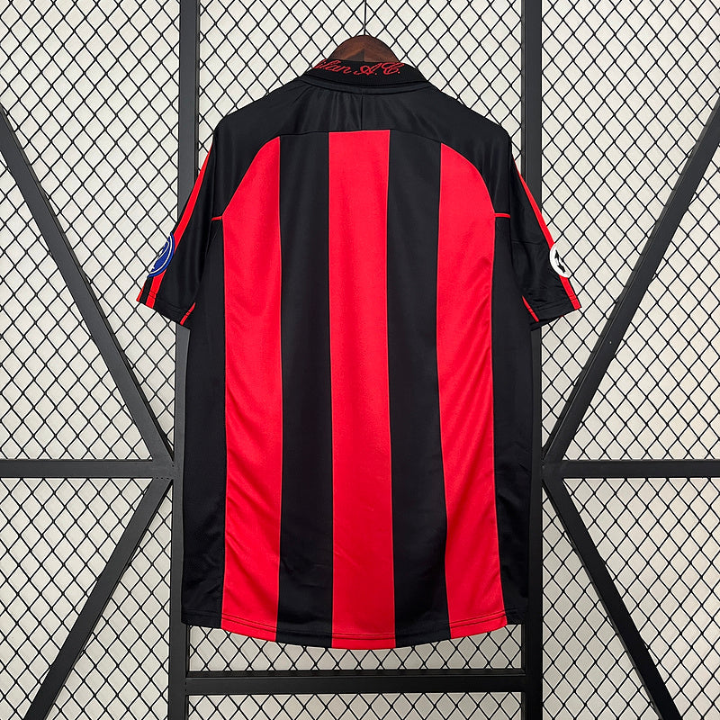 Camisa Retrô AC Milan 2000/01 Home