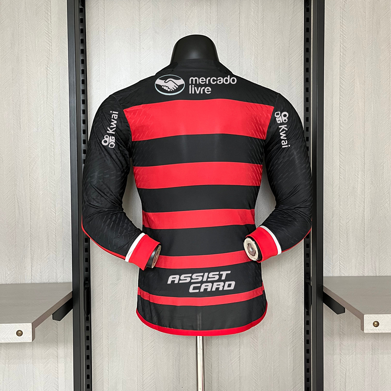 Camisa Manga Longa Flamengo l 2024/25 Rubro-Negra - Versão Jogador