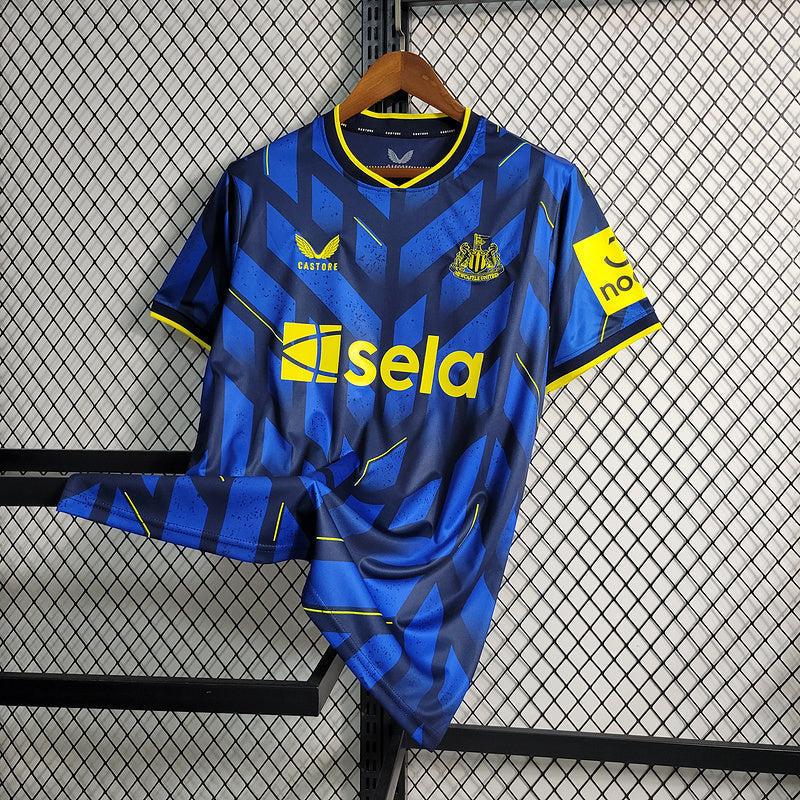 Camisa Newcastle lll 2023/24 Azul - Modelo Torcedor