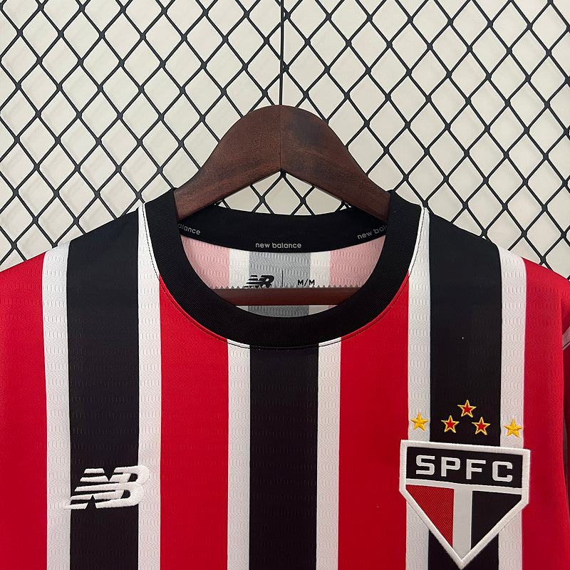 Camisa Manga Longa São Paulo ll 2024/25 Tricolor - Modelo Torcedor