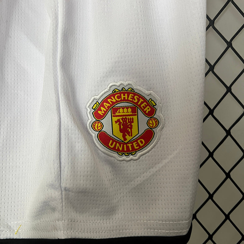 Conjunto Retrô Infantil Manchester United l 2007/08 - Modelo Torcedor