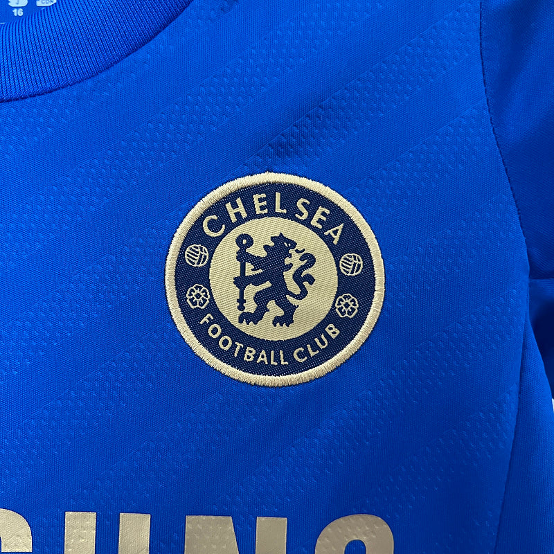 Conjunto Retrô Infantil Chelsea l 2012/13 - Modelo Torcedor