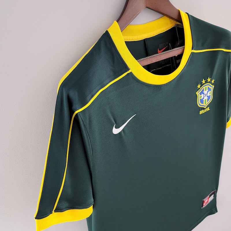 Camisa Retrô Seleção Brasil 1998/98 Goleiro