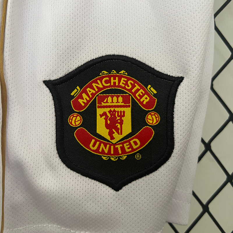 Conjunto Retrô Infantil Manchester United l 2006/07 Modelo Torcedor