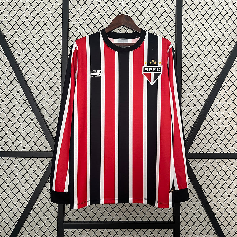 Camisa Manga Longa São Paulo ll 2024/25 Tricolor - Modelo Torcedor