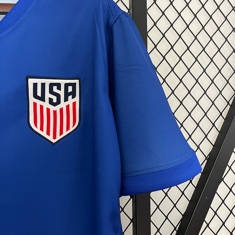 Camisa Seleção Estados Unidos ll 2024/25 Azul - Modelo Torcedor