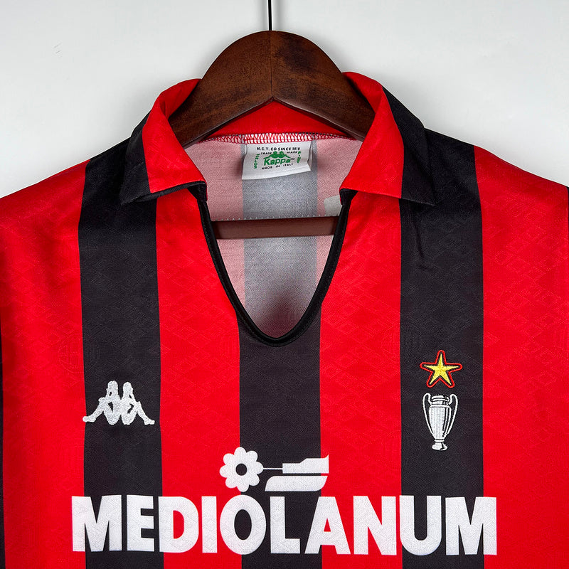 Camisa Retrô AC Milan 1989/90 Home