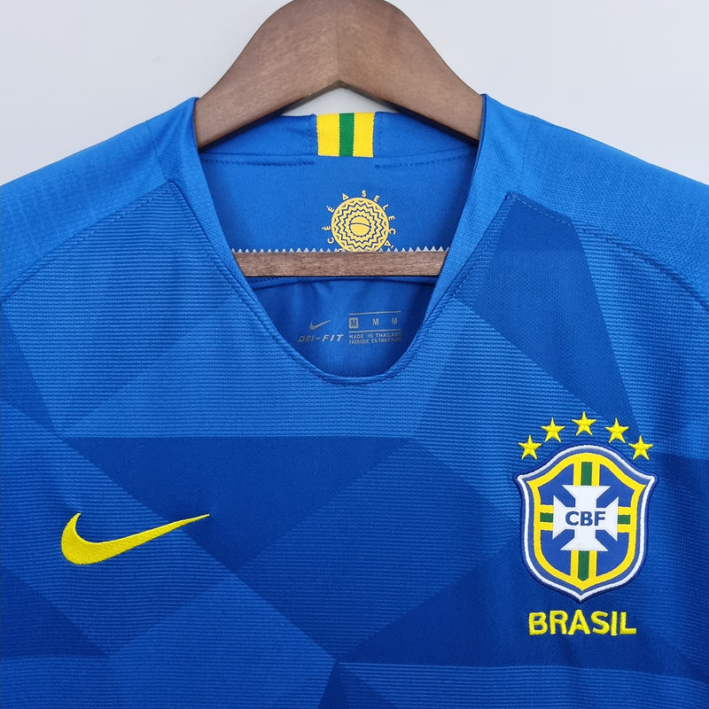 Camisa Retrô Seleção Brasil 2018 Away