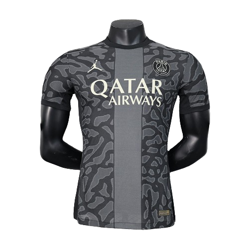 Camisa PSG lll 2023/24 Preta - Modelo Jogador