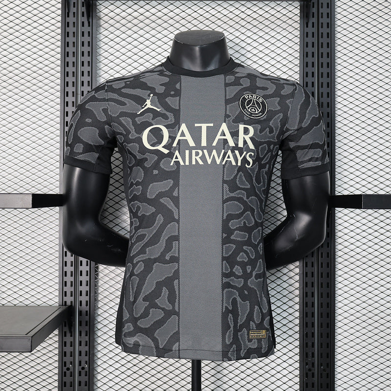 Camisa PSG lll 2023/24 Preta - Modelo Jogador