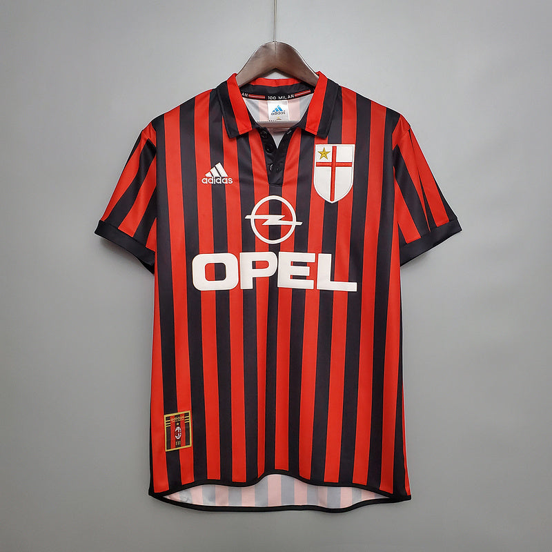 Camisa Retrô AC Milan 1999/90 Home